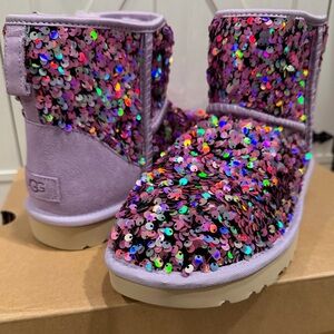 UGG Classic Mini Stellar Sequin Women’s Lilac Frost
